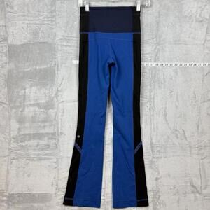 Lululemon Run Ice Queen Wide Leg Pants Tight Size 2 Zip Pockets Skinny Y2K Gym